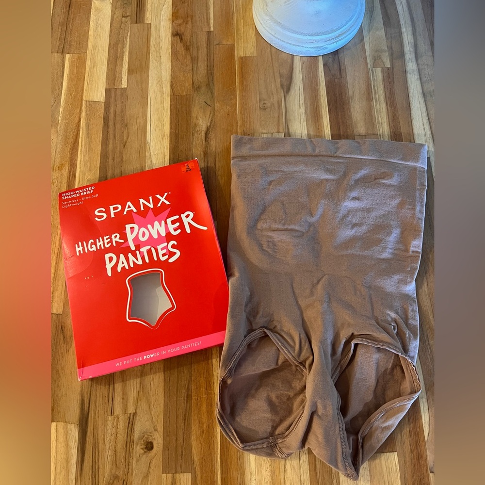 Spanx high-waisted shaper brief size small